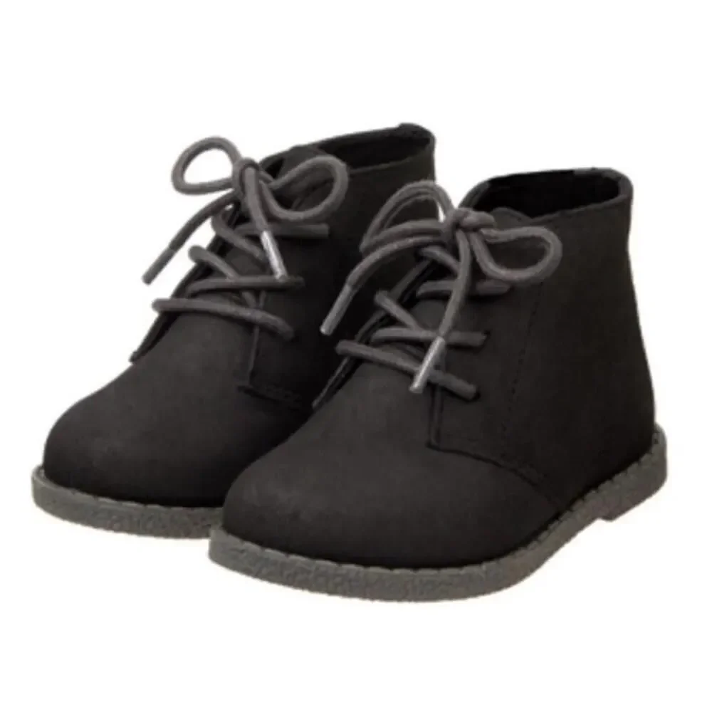 Gymboree size 11 toddler NWT Holiday Dressed Up Boots Black Hi top Shoes black